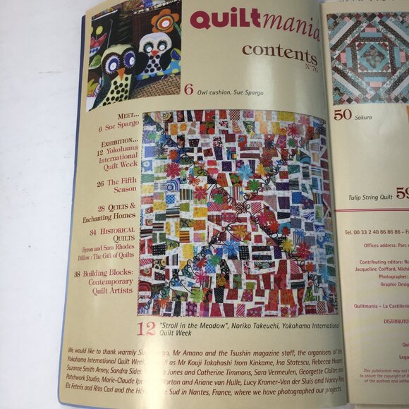 Quiltmania Magazine Issue 76 Patchwork Quilt Patterns Techniques Articles - Picture 4 of 8